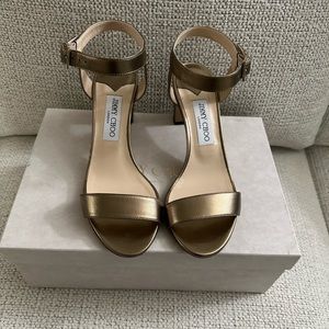 COPY - Jimmy Choo City Sandal Light Gold BRAND NEW